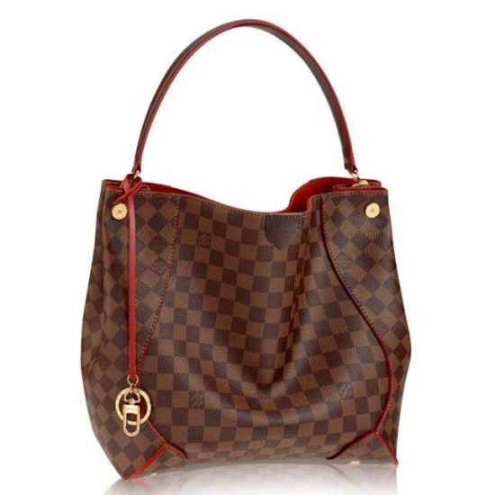 Replicas Louis Vuitton Caïssa Hobo Damier Ebene N41555 Baratos Imitacion