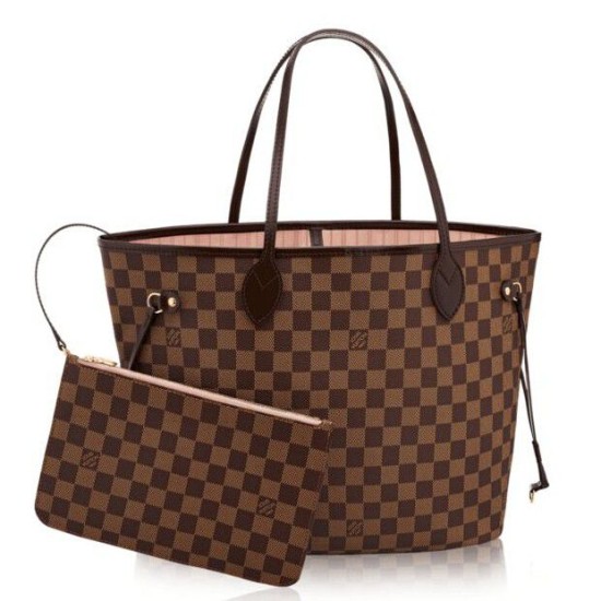 Replicas Louis Vuitton Neverfull MM Damier Ebene N41603 Baratos Imitacion