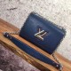 Replicas Louis Vuitton Twist MM Bolso In Indigo Cuero Epi  M54559 Baratos Imitacion