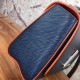 Replicas Louis Vuitton Twist MM Bolso In Indigo Cuero Epi  M54559 Baratos Imitacion