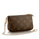 Replicas Louis Vuitton Mini Pochette Monogram Canvas M58009 Baratos Imitacion