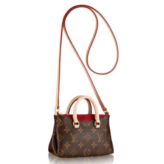 Replicas Louis Vuitton Nano Pallas Bolsas Monogram M61254 Baratos Imitacion