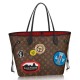 Replicas Louis Vuitton Neverfull World Tour Monogram Canvas M42844 Baratos Imitacion