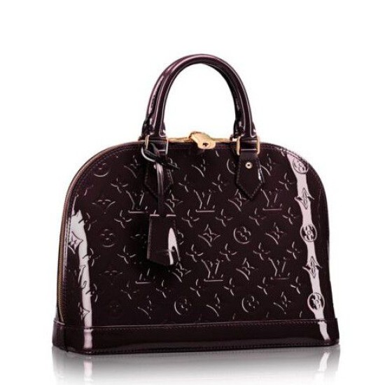 Replicas Louis Vuitton Bolsa Alma PM Monogram Vernis M91611 Baratos Imitacion