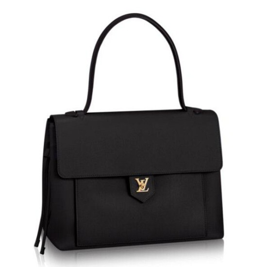 Replicas Louis Vuitton Noir Lockme MM M41239 Baratos Imitacion