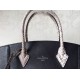 Replicas Louis Vuitton Noir Python Lockit MM N91834 Baratos Imitacion