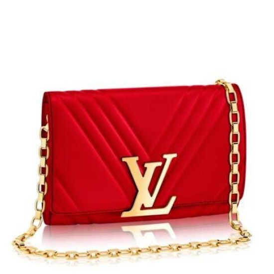 Replicas Louis Vuitton Pochette Louise GM In Rojo Calfskin M54113 Baratos Imitacion