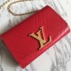 Replicas Louis Vuitton Pochette Louise GM In Rojo Calfskin M54113 Baratos Imitacion