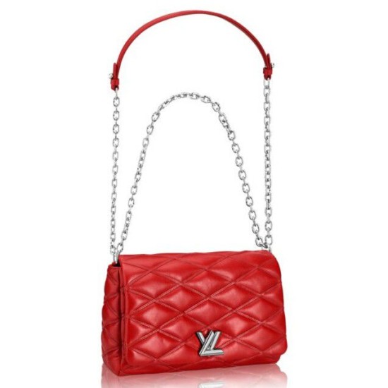 Replicas Louis Vuitton Rojo Go 14 MM Malletage M50384 Baratos Imitacion