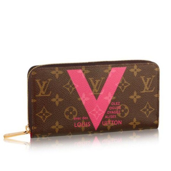 Replicas Louis Vuitton Cartera Zippy Monogram V M60936 Baratos Imitacion