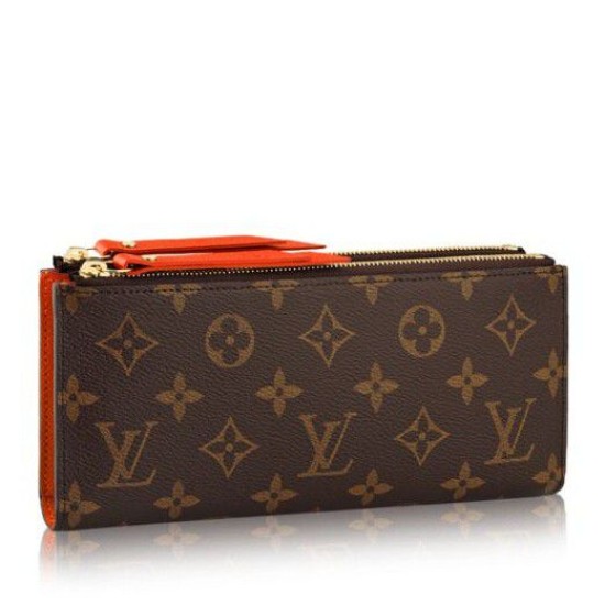 Replicas Louis Vuitton Adele Cartera Monogram Canvas M61270 Baratos Imitacion