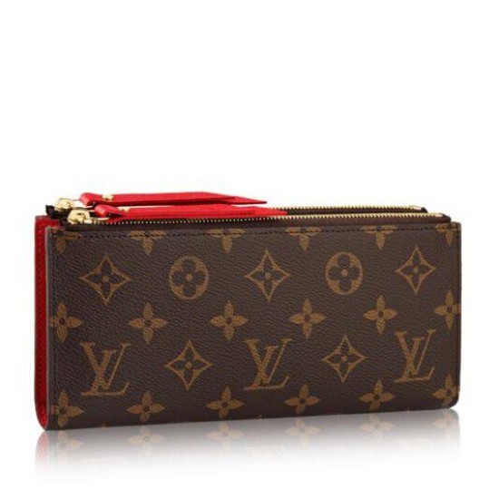 Replicas Louis Vuitton Adele Cartera Monogram Canvas M61287 Baratos Imitacion