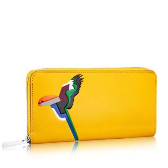 Replicas Louis Vuitton Bird Zippy Cartera Cuero Epi M42539 Baratos Imitacion