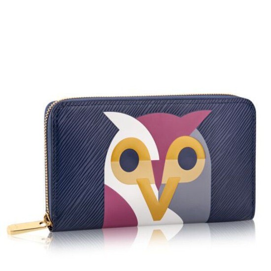 Replicas Louis Vuitton Bird Zippy Cartera Cuero Epi M42558 Baratos Imitacion