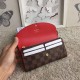 Replicas Louis Vuitton Caïssa Cartera Damier Ebene N61221 Baratos Imitacion