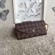 Replicas Louis Vuitton Caïssa Cartera Damier Ebene N61227 Baratos Imitacion