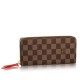 Replicas Louis Vuitton Clemence Cartera Damier Ebene N60534 Baratos Imitacion