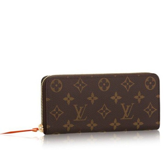 Replicas Louis Vuitton Clemence Cartera Monogram Canvas M60743 Baratos Imitacion