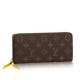 Replicas Louis Vuitton Clemence Cartera Monogram Canvas M60744 Baratos Imitacion