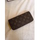 Replicas Louis Vuitton Clemence Cartera Monogram Canvas M60744 Baratos Imitacion