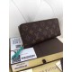 Replicas Louis Vuitton Clemence Cartera Monogram Canvas M60858 Baratos Imitacion