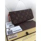 Replicas Louis Vuitton Clemence Cartera Monogram Canvas M60859 Baratos Imitacion