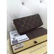 Replicas Louis Vuitton Clemence Cartera Monogram Canvas M61298 Baratos Imitacion