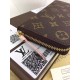 Replicas Louis Vuitton Clemence Cartera Monogram Canvas M61298 Baratos Imitacion