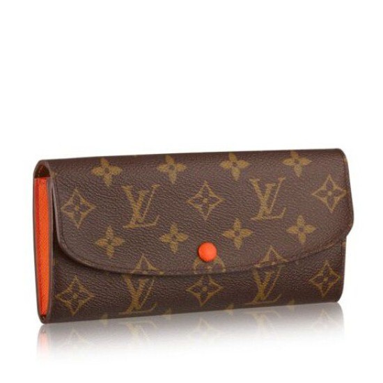 Replicas Louis Vuitton Emilie Cartera Monogram Canvas M60696 Baratos Imitacion