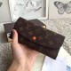 Replicas Louis Vuitton Emilie Cartera Monogram Canvas M60696 Baratos Imitacion