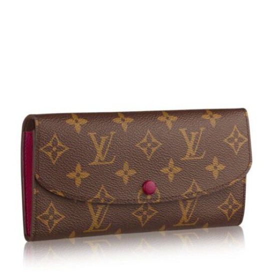 Replicas Louis Vuitton Emilie Cartera Monogram Canvas M60697 Baratos Imitacion