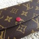 Replicas Louis Vuitton Emilie Cartera Monogram Canvas M60697 Baratos Imitacion