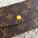 Replicas Louis Vuitton Emilie Cartera Monogram Canvas M60698 Baratos Imitacion