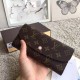 Replicas Louis Vuitton Emilie Cartera Monogram Canvas M61289 Baratos Imitacion