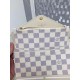 Replicas Louis Vuitton Josephine Cartera Damier Azur N63545 Baratos Imitacion