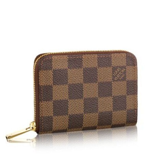 Replicas Louis Vuitton Zippy Coin Bolso Damier Ebene N63070 Baratos Imitacion