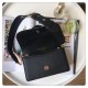 Replicas Burberry Hampshire Vintage Cross Body Bag A24581 negro Baratos Imitacion