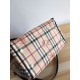 Replicas Burberry Haymarket Check Tote Bolsos Negro Baratos Imitacion