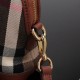 Replicas Bolso Bandolera Burberry Haymarket Check Marrón Baratos Imitacion