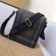 Replicas Bolso Mensajero Burberry Pequeña Hombres Negro Baratos Imitacion