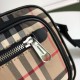 Replicas Bolso Bandolera Burberry Vintage Check Marrón Baratos Imitacion