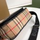 Replicas Bolso Bandolera Burberry Vintage Check Marrón Baratos Imitacion