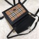 Replicas Bolso bandolera Burberry Vintage Check negro Baratos Imitacion