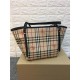 Replicas Burberry Classic Bolso tote pequeño Haymarket Check negro Baratos Imitacion