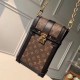 Replicas Louis Vuitton Pochette Trunk Verticale Monogram Canvas M63913 Baratos Imitacion