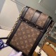 Replicas Louis Vuitton Pochette Trunk Verticale Monogram Canvas M63913 Baratos Imitacion