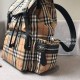 Replicas Burberry Medium Men Mochila Vintage Check and Icon Stripe Baratos Imitacion