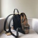 Replicas Burberry Medium Men Mochila Vintage Check and Icon Stripe Baratos Imitacion