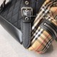 Replicas Burberry Medium Men Mochila Vintage Check and Icon Stripe Baratos Imitacion