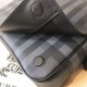 Replicas Burberry London Check Men Satchel Bag Azul Baratos Imitacion